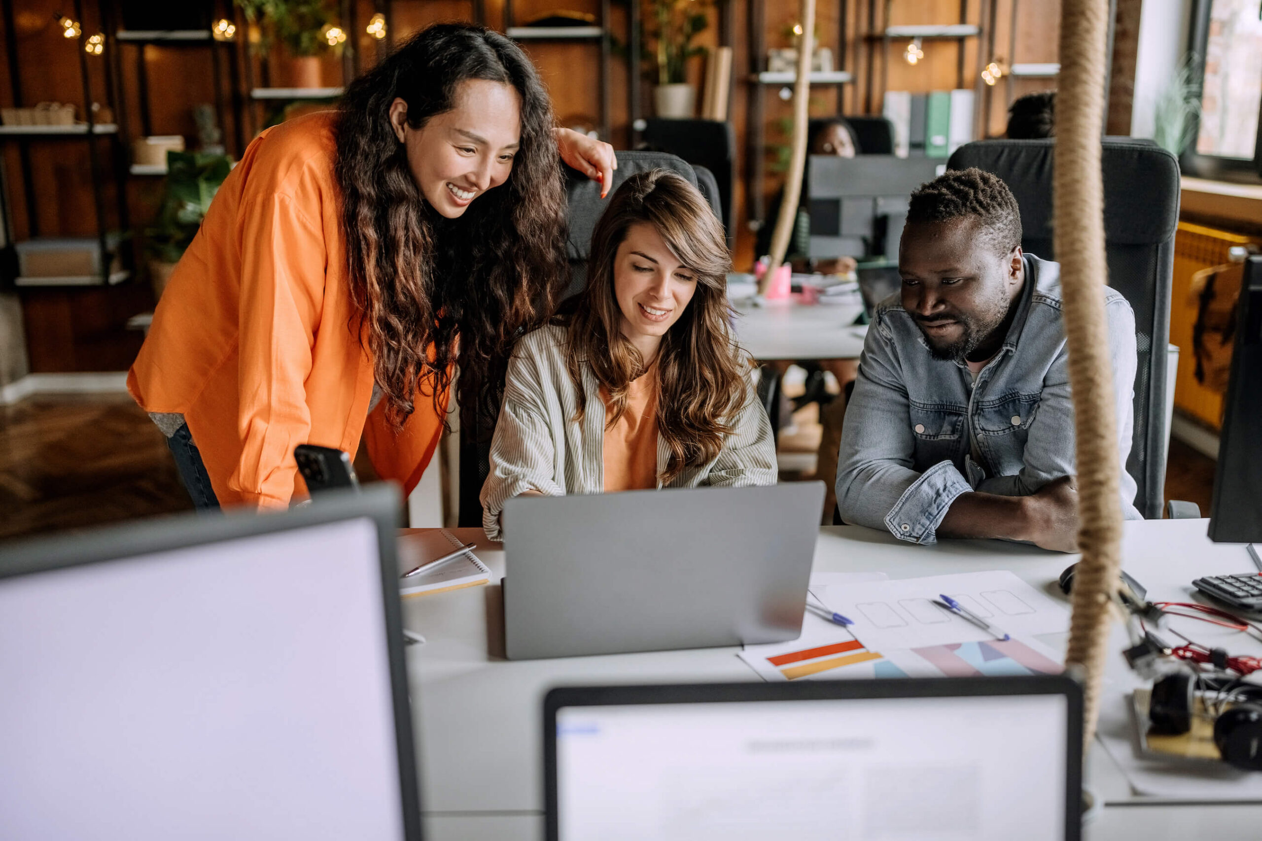 diverse employees at work